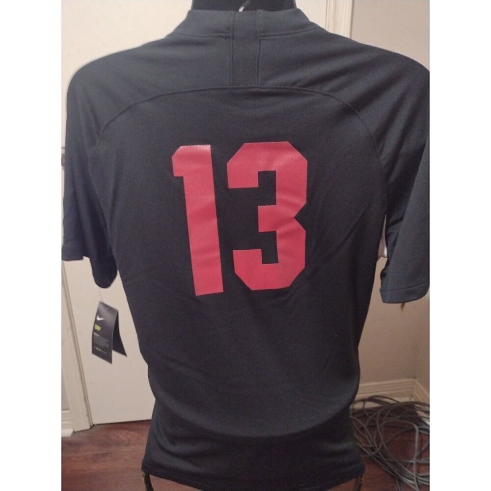 New NWT Nike Dri Fit MFR UNITED #13 Men's Soccer Jersey Shirt 2XL Black - Picture 7 of 13